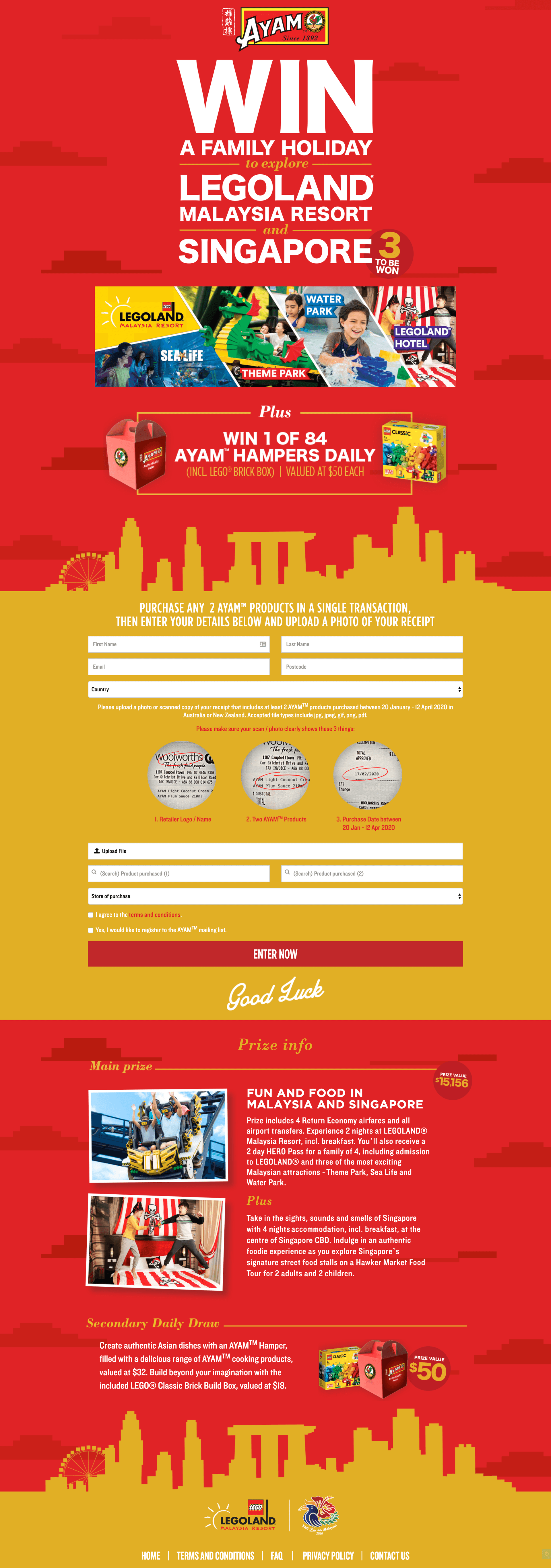 Competition microsites