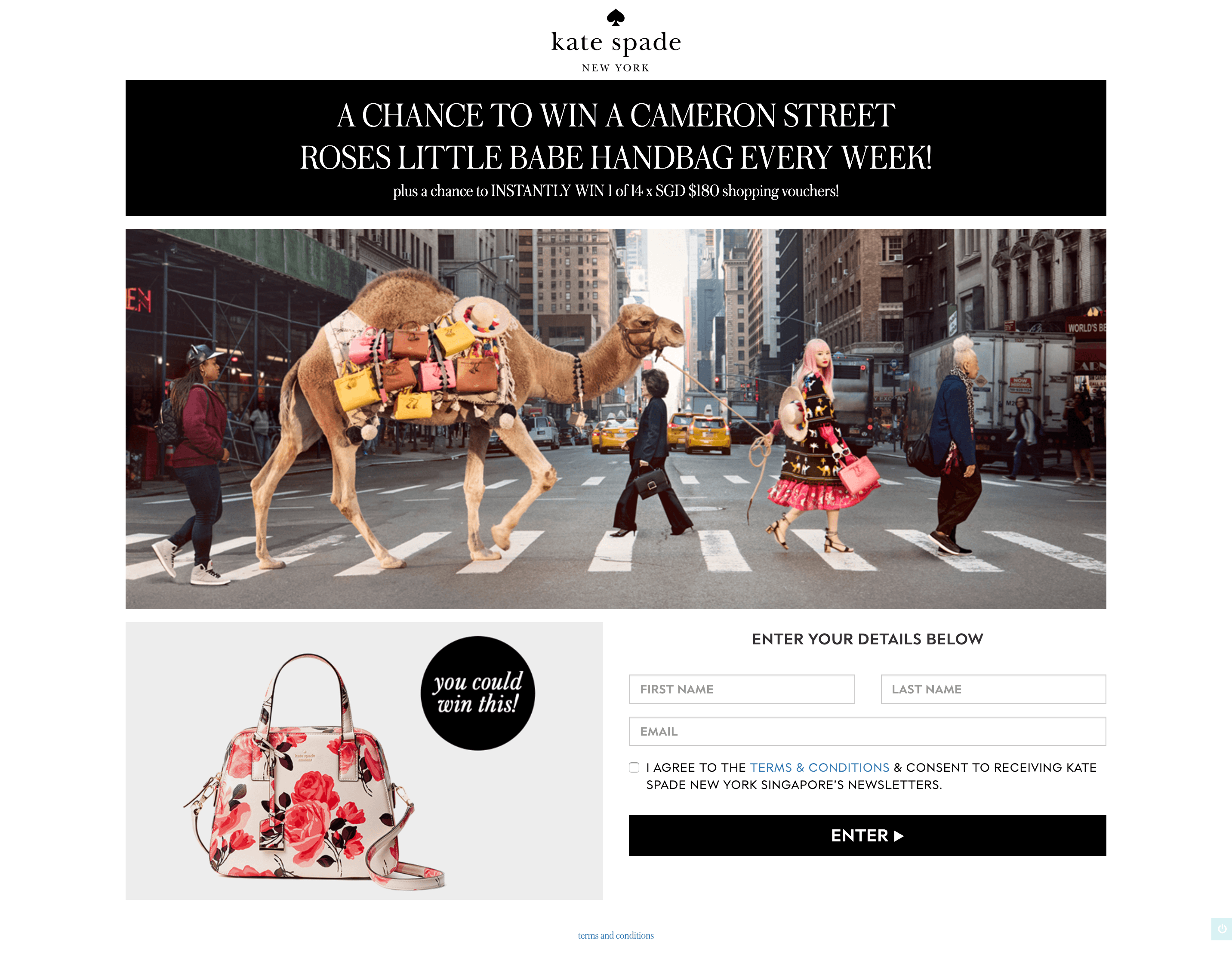 Competition microsites